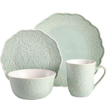 Cargar imagen en el visor de la galería, Mint Shabby Dinnerware Set
