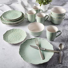 Cargar imagen en el visor de la galería, Mint Shabby Dinnerware Set
