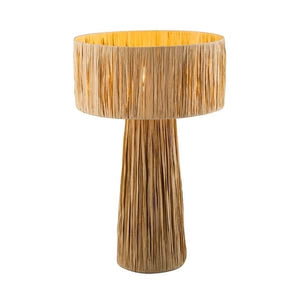 Raffia Table Lamp Natural