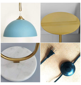 Blue Gold Floor Lamp