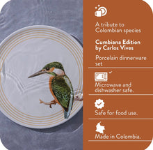 Cargar imagen en el visor de la galería, Birds Eclectic Dinnerware Set
