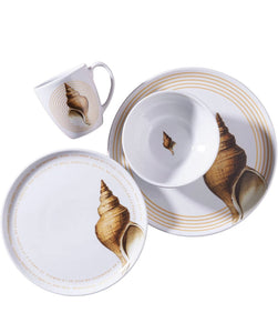 Seashell Eclectic Dinnerware Set
